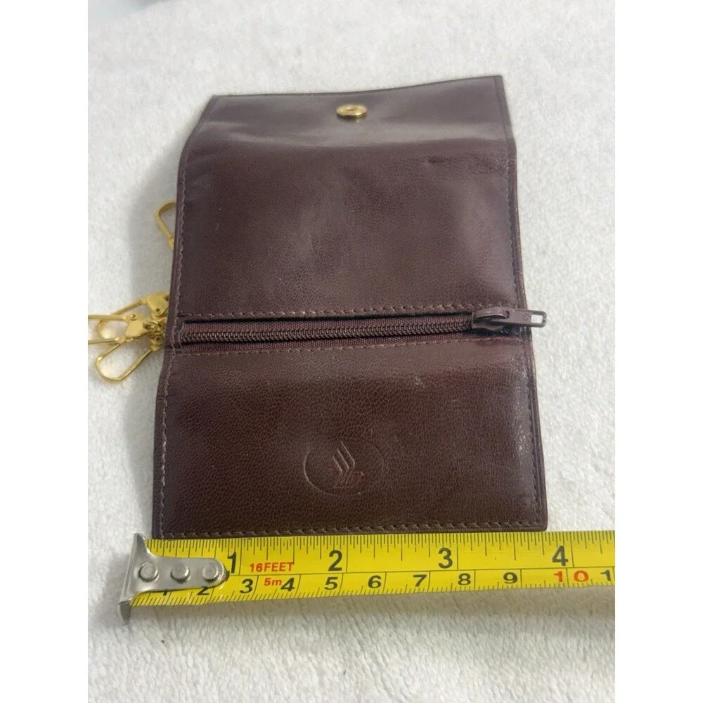 Fiocchi Italy Maroon Cash/Card/Key Holder